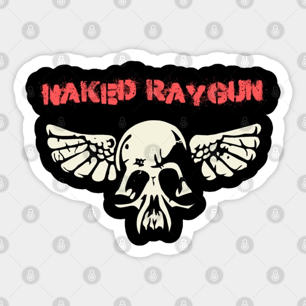 naked raygun Sticker by ngabers club lampung